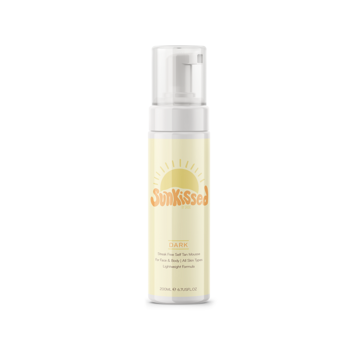 DARK Self Tan Mousse – Sunkissed by Sadie